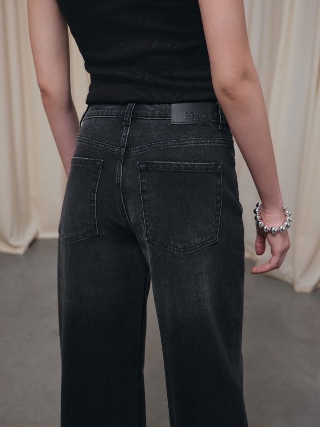 Джинсы женские C CON-801, р.164-90, washed black - 5