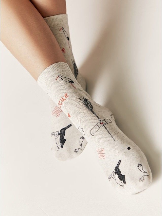 Носки женские CE FANTASY 20С-107/1СП, р.23-25, 640 бежевый - 4