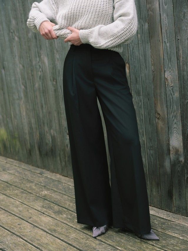 Брюки женские C LBK 3258, р.170-84-90, black - 3