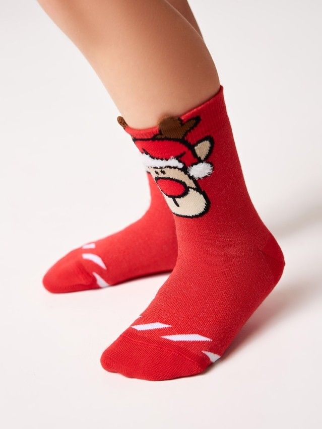 Носки детские CK NEW YEAR 23С-49СП, р.20-22, 163 красный - 4