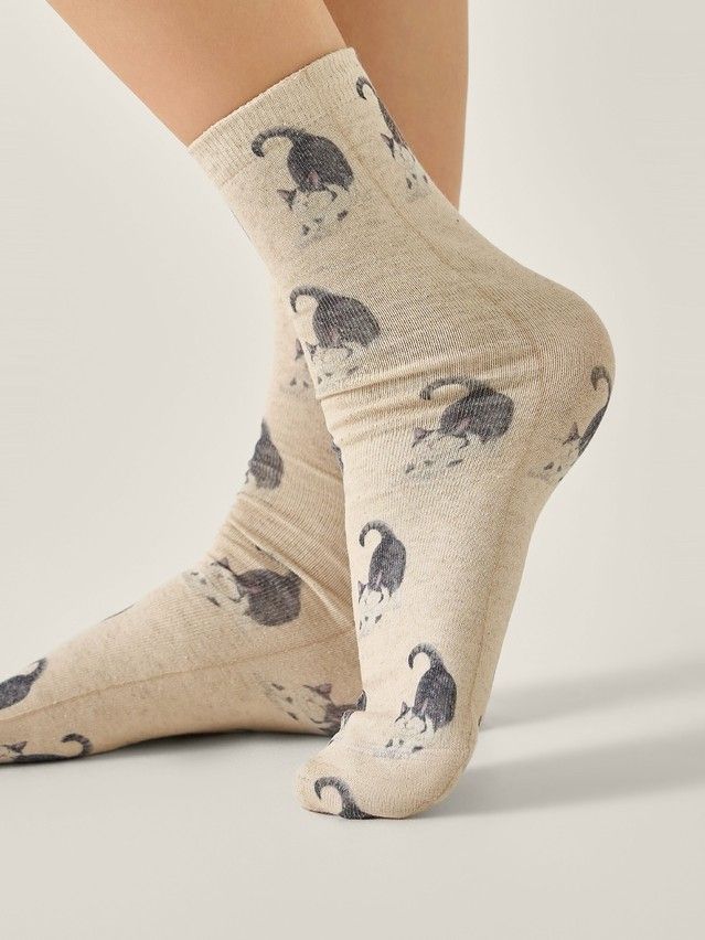 Носки женские CE FANTASY 20С-107/1СП, р.23-25, 741 бежевый - 2