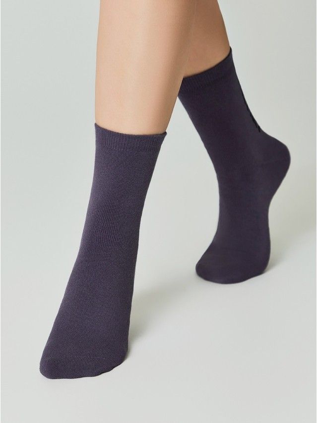 Носки женские хлопковые CE COMFORT (махровые) 7С-47СП, р.23-25, 570 серо-фиолетовый - 2