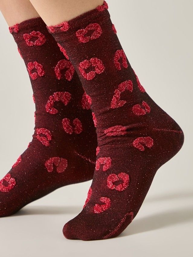 Носки женские вискозные CE CLASSIC 24С-156СП, р.23-25, 688 красный - 2