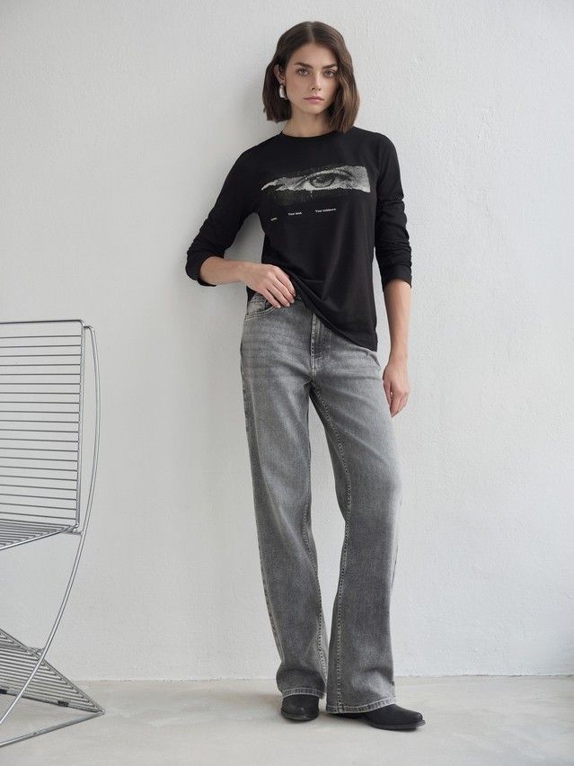 Джемпер женский C LD 3287, р.170-84, black-eye - 4