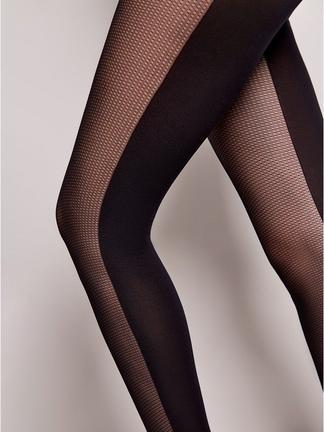 Колготки женские CE FANTASY CONTRAST, р.2, nero - 2