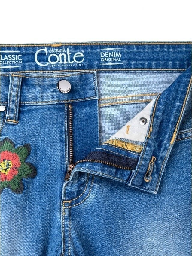 Denim trousers CONTE ELEGANT CON-32, s.170-94, dark blue - 6