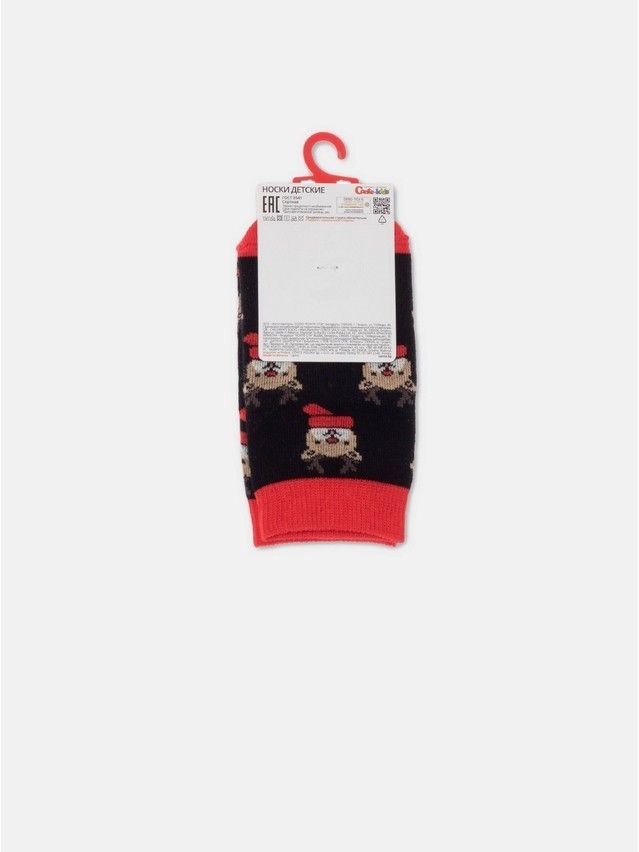 Носки детские CK NEW YEAR 21С-64СП, р.9-10, 908 черный - 4