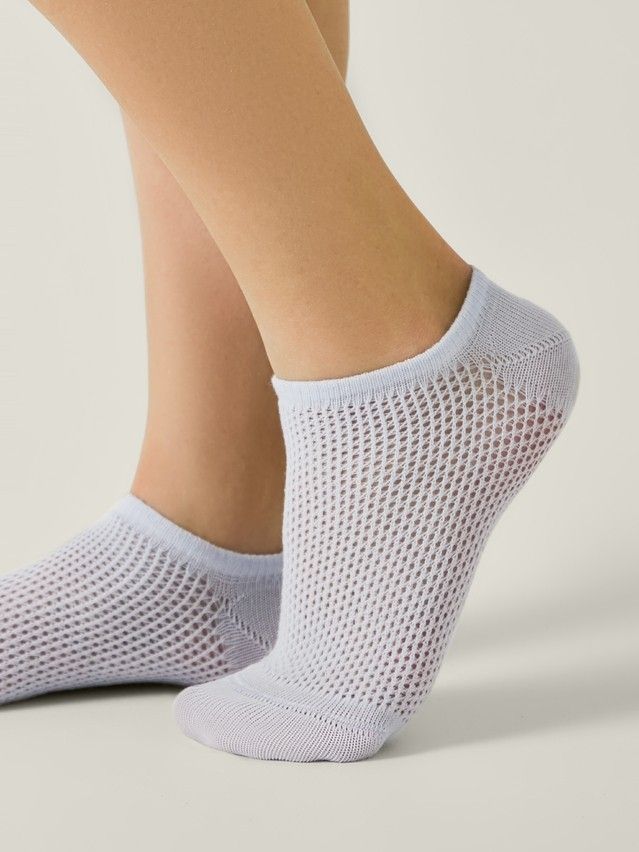 Носки женские хлопковые CE ACTIVE (ультракороткие) 24С-76СП, р.23-25, 618 бледно-фиолетовый - 2