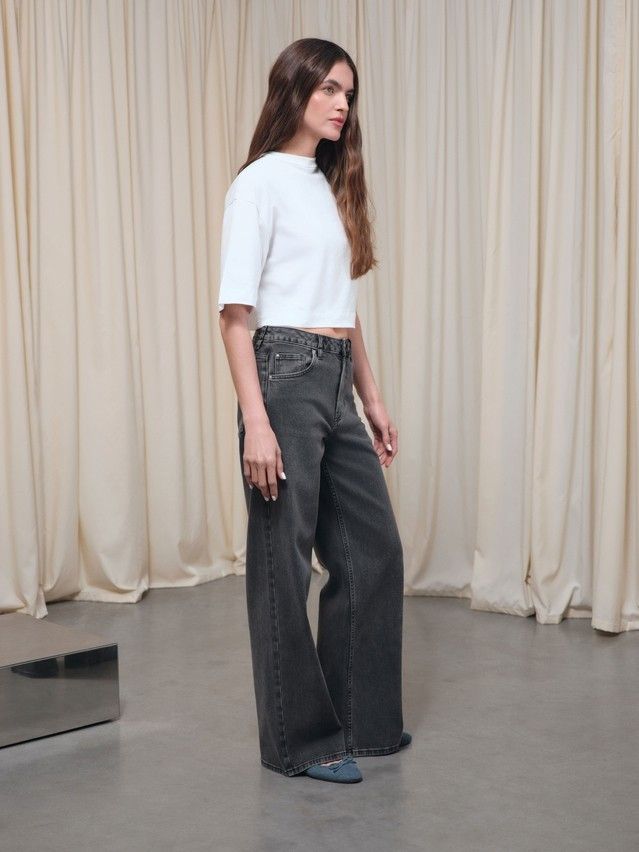 Джинсы женские C CON-802, р.164-90, washed black - 4