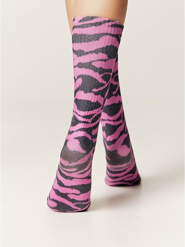 Носки женские хлопковые CE FANTASY 19С-236СП, р.23-25, 670 фуксия - 2