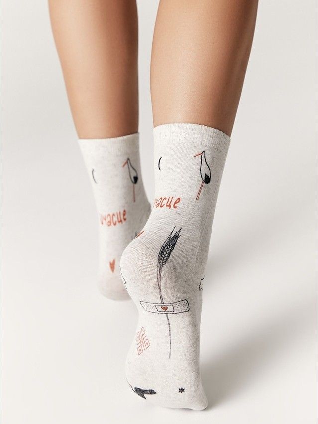 Носки женские CE FANTASY 20С-107/1СП, р.23-25, 640 бежевый - 3