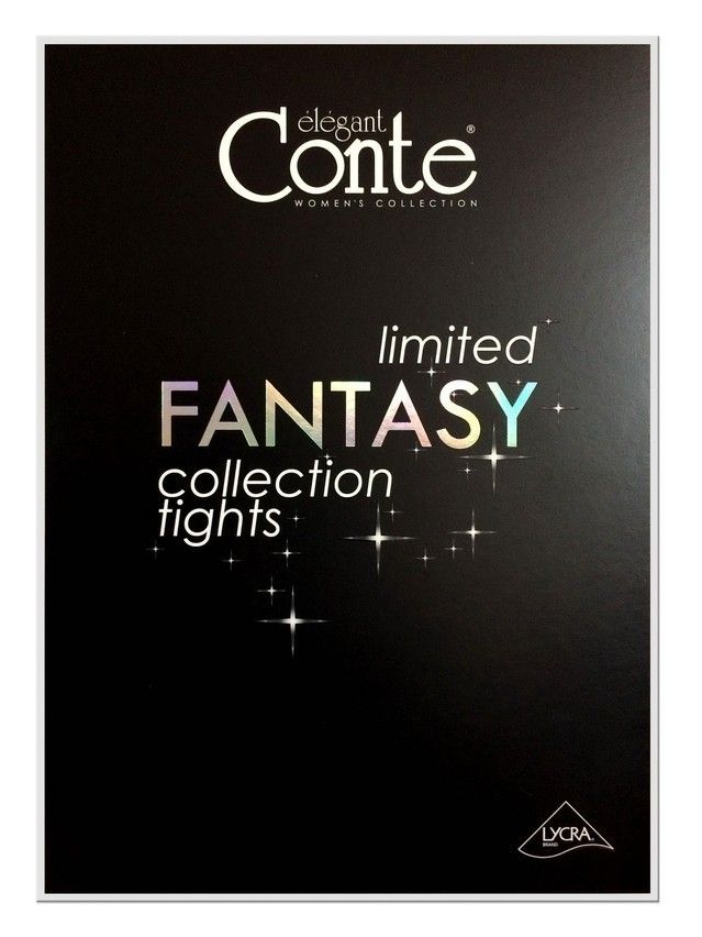 Колготки женские CE FANTASY CONTRAST, р.2, nero - 3