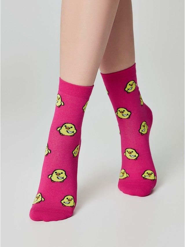 Носки женские хлопковые CE HAPPY 17С-21СП, р.23-25, 603 фуксия - 5