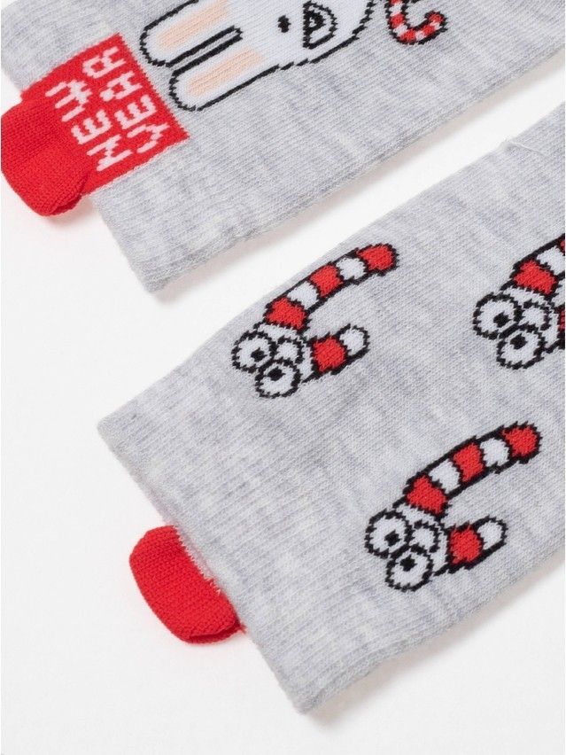 Носки детские CK NEW YEAR 21С-67СП, р.16-18, 907 светло-серый - 2