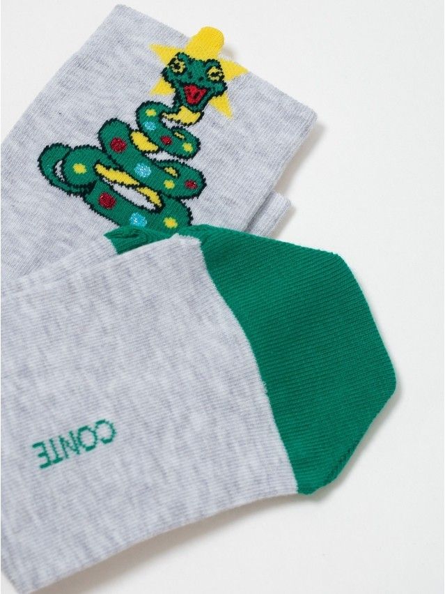 Носки женские хлопковые CE NEW YEAR 19С-86СП, р.23-25, 630 светло-серый - 6