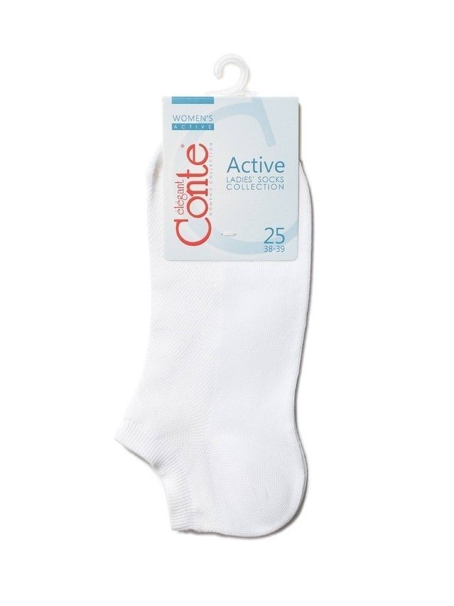 Носки женские хлопковые CE ACTIVE (короткие) 19С-183СП, р.23-25, 484 белый - 3