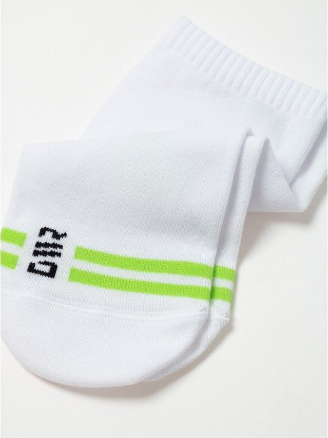 Носки мужские DW ACTIVE (короткие) 23С-85СП, р.25, 195 белый-салатовый - 4