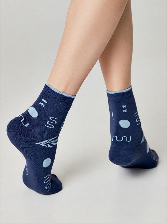 Носки женские хлопковые CE COMFORT (махровые) 7С-47СП, р.23, 567 темно-синий - 3