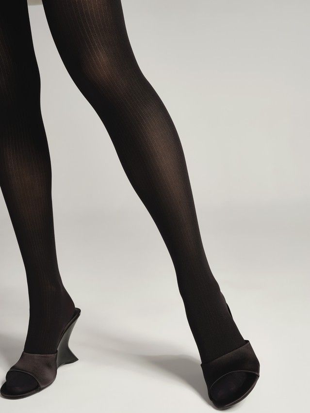 Колготки женские CE FANTASY STRIPES, р.2, nero - 2