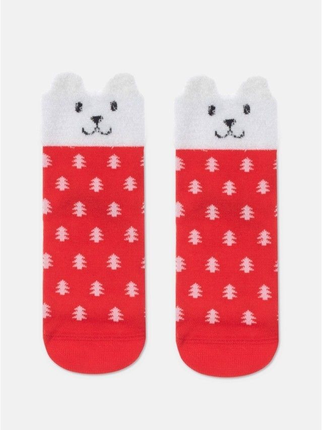 Носки детские CK NEW YEAR 21С-67СП, р.16-18, 909 красный - 1