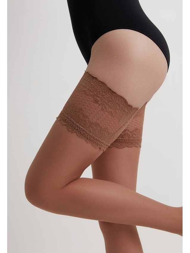 Women's stockings CONTE ELEGANT FLAME, s.23-25 (1/2),bronz - 3