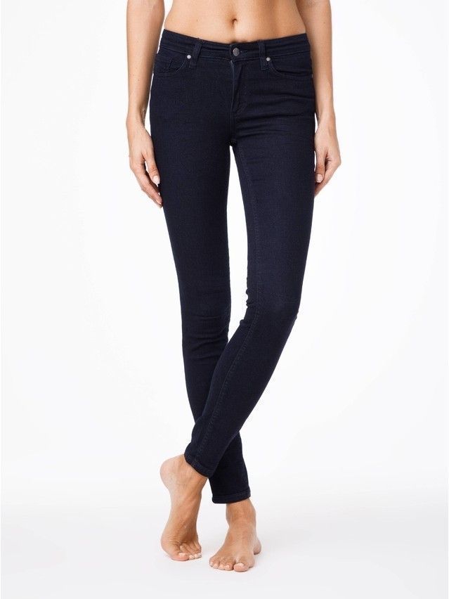 Denim trousers CONTE ELEGANT 623-100R, s.170-102, navy - 1