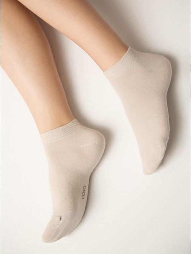 Носки женские хлопковые CE 3DSOCKS (короткие) 24С-3СП, р.23-25, 000 бежевый - 1