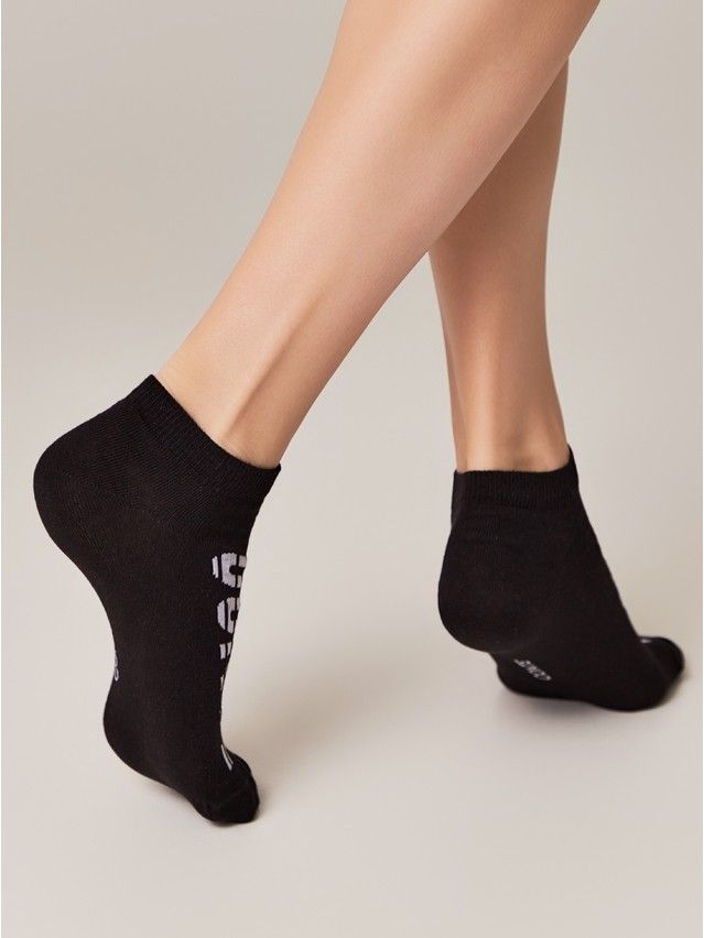 Носки женские хлопковые CE ACTIVE (короткие) 23С-111СП, р.23, 574 черный - 4