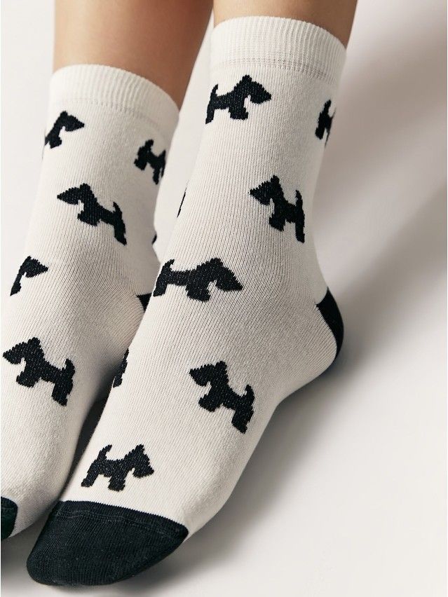 Носки женские хлопковые CE CLASSIC 7С-22СП, р.23-25, 587 молочный - 2