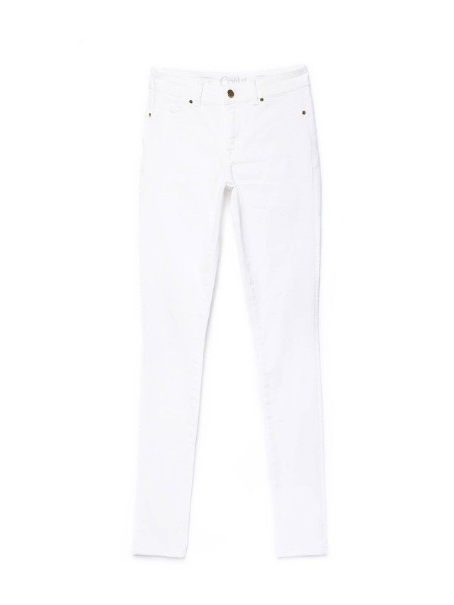 Denim trousers CONTE ELEGANT CON-128, s.170-102, white - 4
