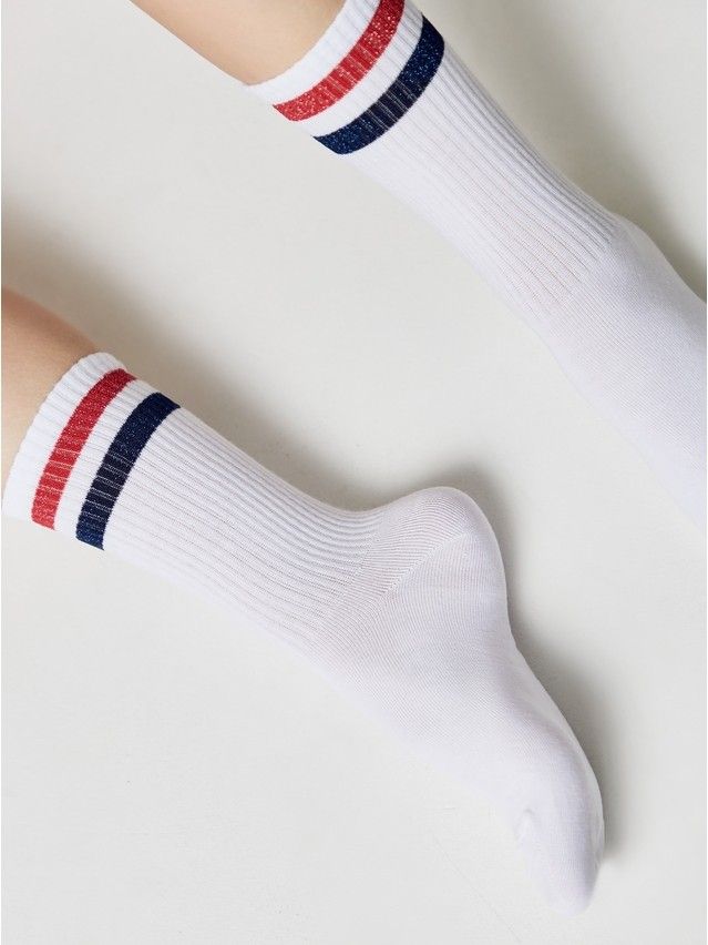 Носки женские хлопковые ACTIVE 19С-65СП, р. 36-37, 157 белый-красный - 6