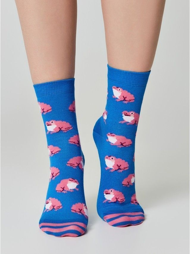 Носки женские хлопковые CE HAPPY 18С-227СП, р.23-25, 609 синий - 1