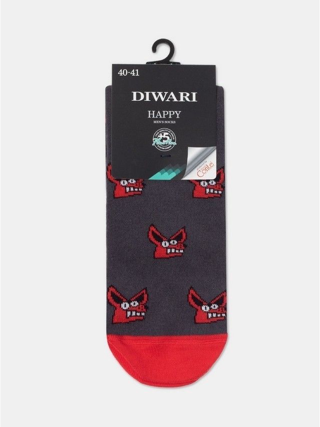 Носки мужские DW HAPPY 17С-151СП, р.25, 193 темно-серый - 5