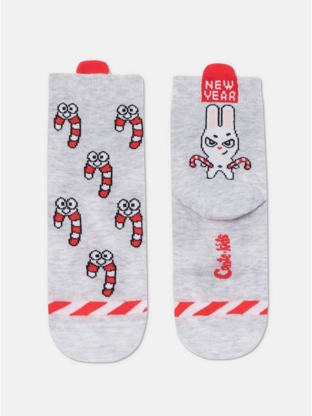 Носки детские CK NEW YEAR 21С-67СП, р.16-18, 907 светло-серый - 1