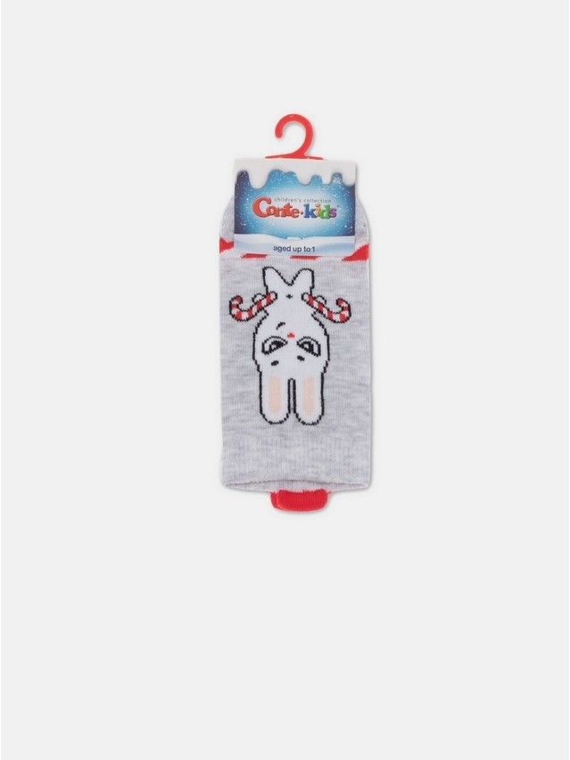 Носки детские CK NEW YEAR 21С-64СП, р.9-10, 907 светло-серый - 3