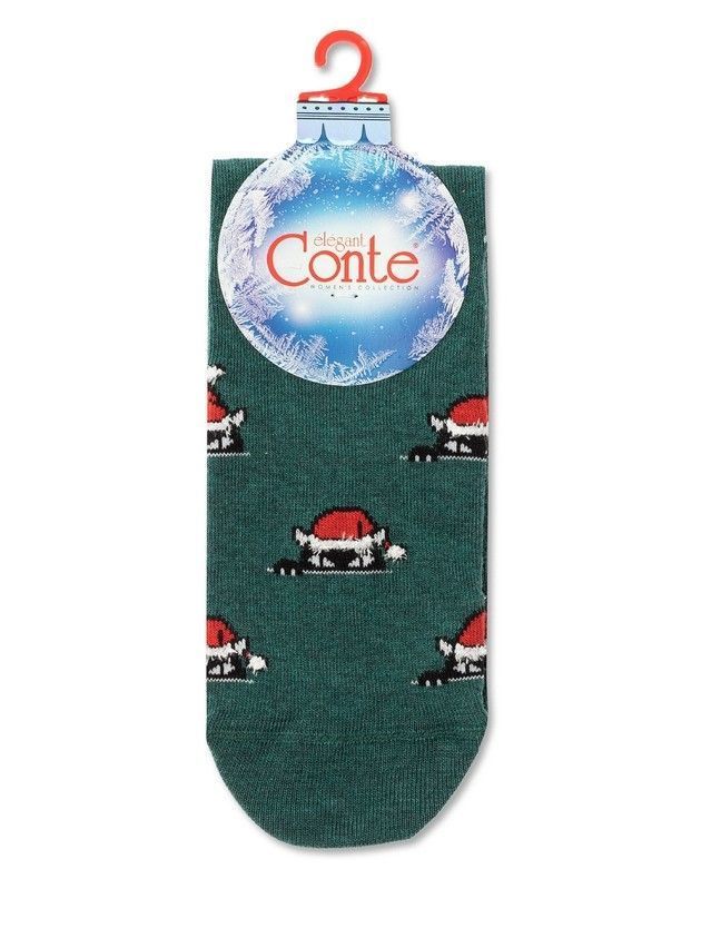 Носки женские хлопковые CE NEW YEAR 20С-34СП, р.36-39, 524 темно-бирюзовый - 3