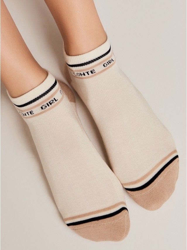 Носки женские хлопковые CE ACTIVE (короткие, махр. стопа) 16С-92СП, р.23-25, 572 капучино - 3