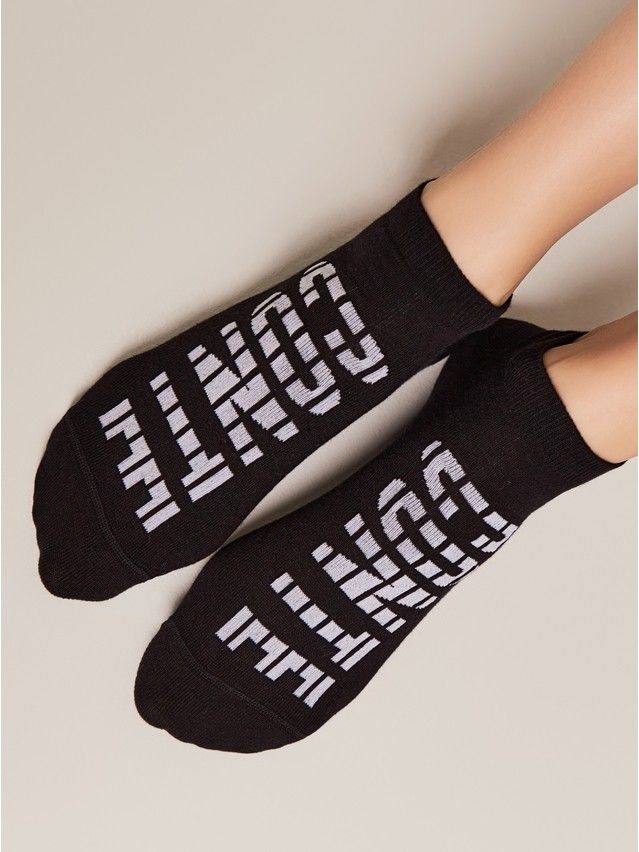 Носки женские хлопковые CE ACTIVE (короткие) 23С-111СП, р.23, 574 черный - 1