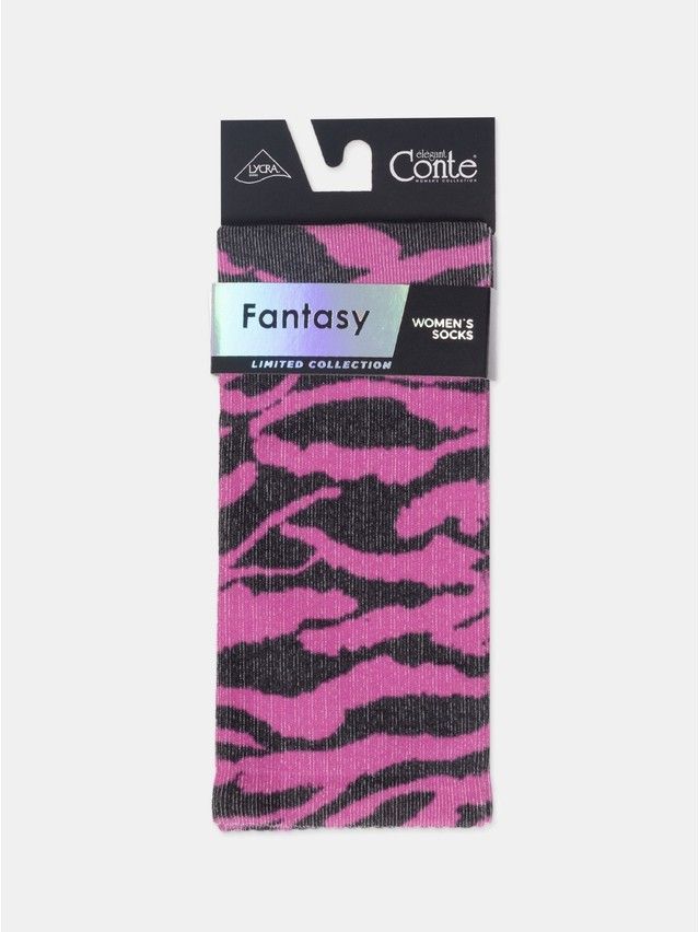 Носки женские хлопковые CE FANTASY 19С-236СП, р.23-25, 670 фуксия - 7