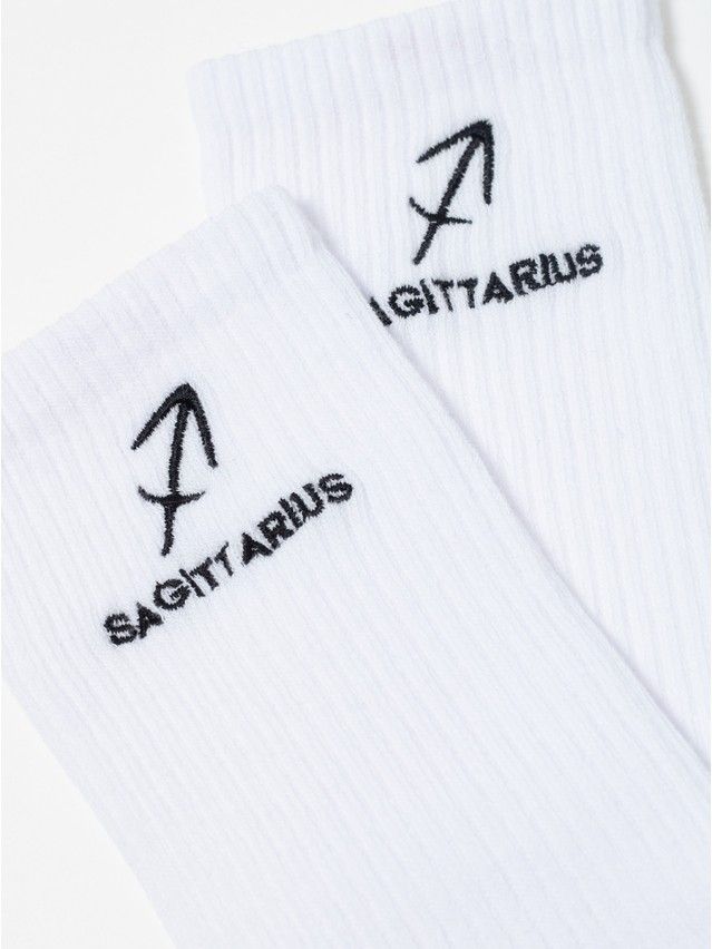 Носки женские хлопковые C FANTASY (с вышивкой) 24С-77СП, р.23-25, 664 белый - 10