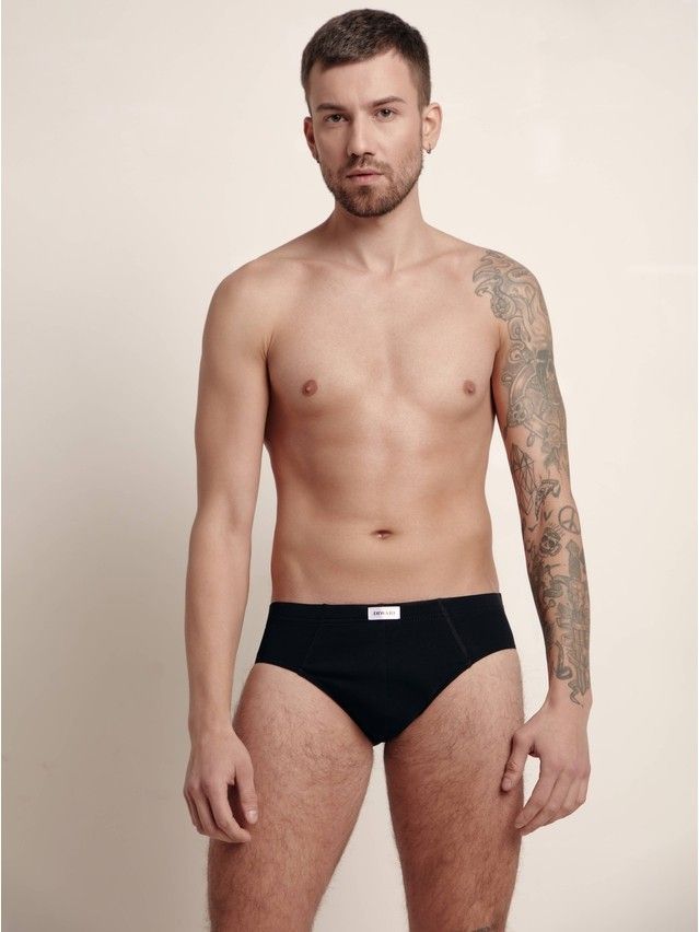 Men's underpants DiWaRi BASIC MEN MSL 2128, s.78,82, black - 2