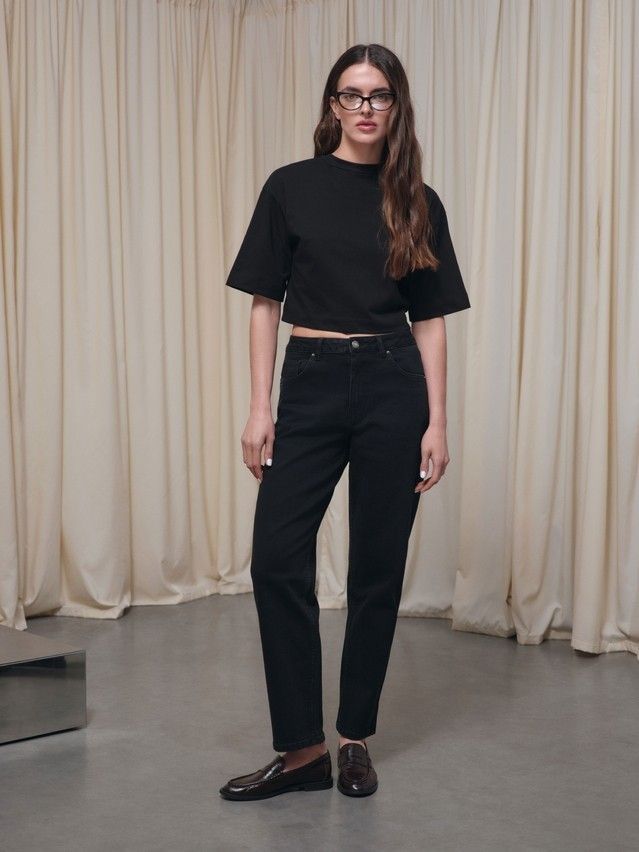 Джинсы женские C CON-844, р.164-90, washed black - 3