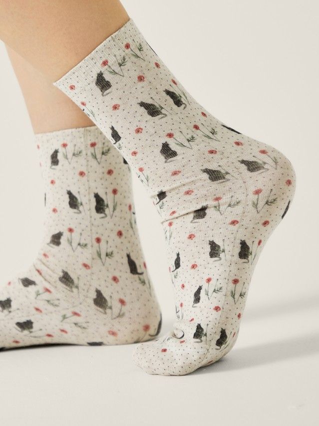 Носки женские CE FANTASY 20С-107/1СП, р.23-25, 958 бежевый - 2