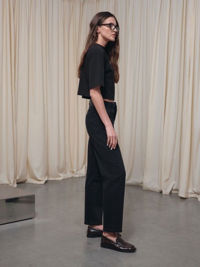 Джинсы женские C CON-844, р.164-90, washed black - 4