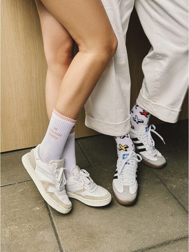 Носки муж. DW HAPPY 20С-37СП, р.40-41, 134 белый - 2