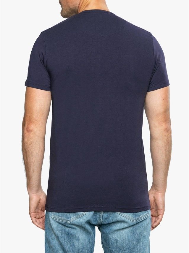 Футболка DW BASIC MF 309-10, р.170,176-100, dark violet - 7