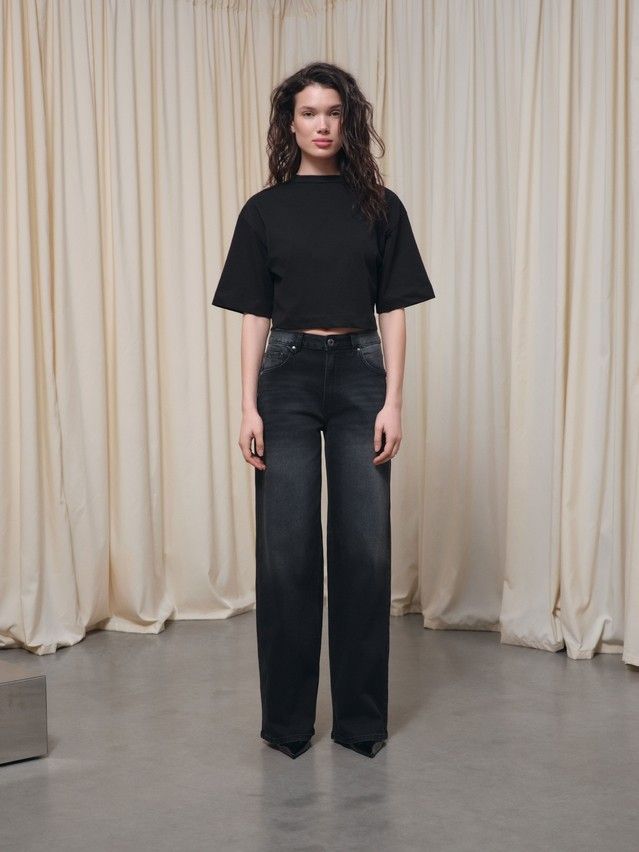 Джинсы женские C CON-800, р.164-90, washed black - 1