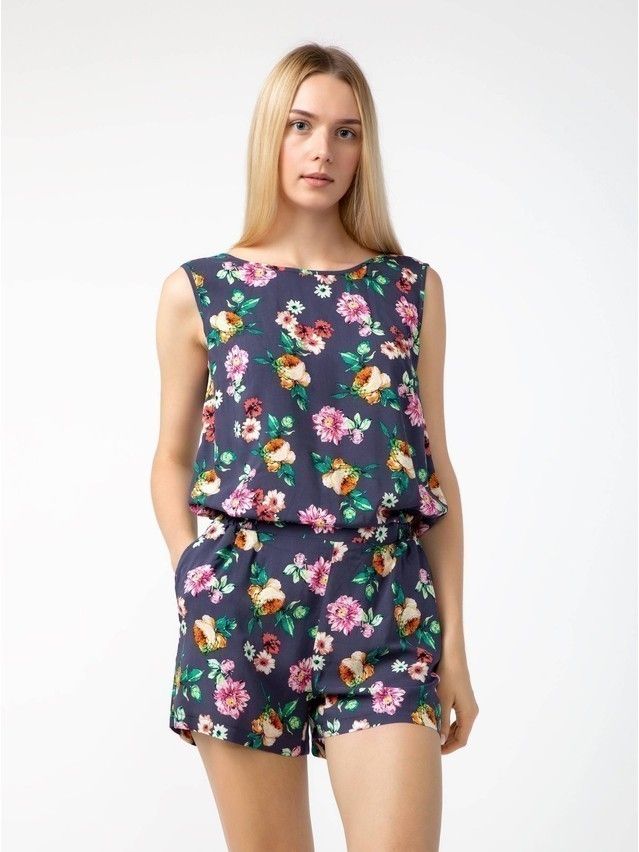 Women's overall CONTE ELEGANT CAMELIA, s.164-84-92, dark blue - 3