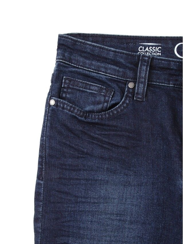 Denim trousers CONTE ELEGANT 623-100D, s.170-102, navy - 7