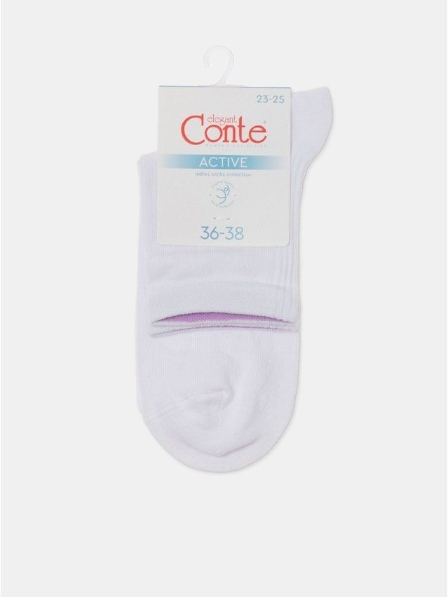 Носки женские хлопковые CE АCTIVE 24С-11СП, р.23-25, 599 белый - 9